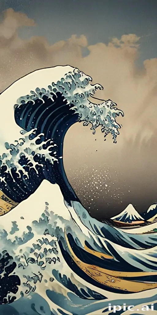 the great wave wallpaper