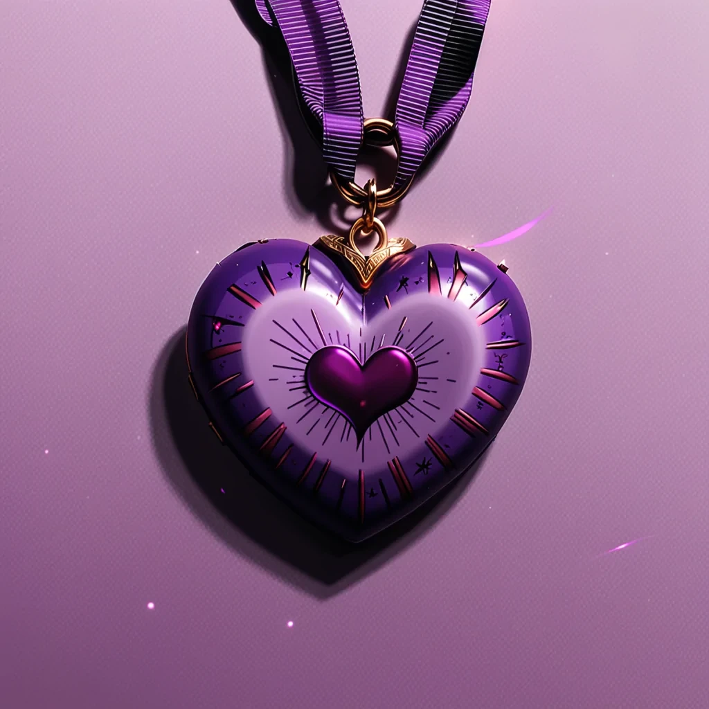purple heart aesthetic