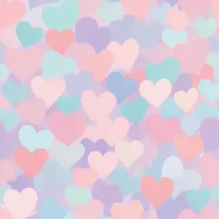 pastel heart background