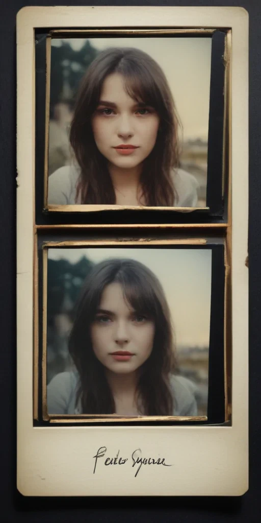 aesthetic polaroid frame