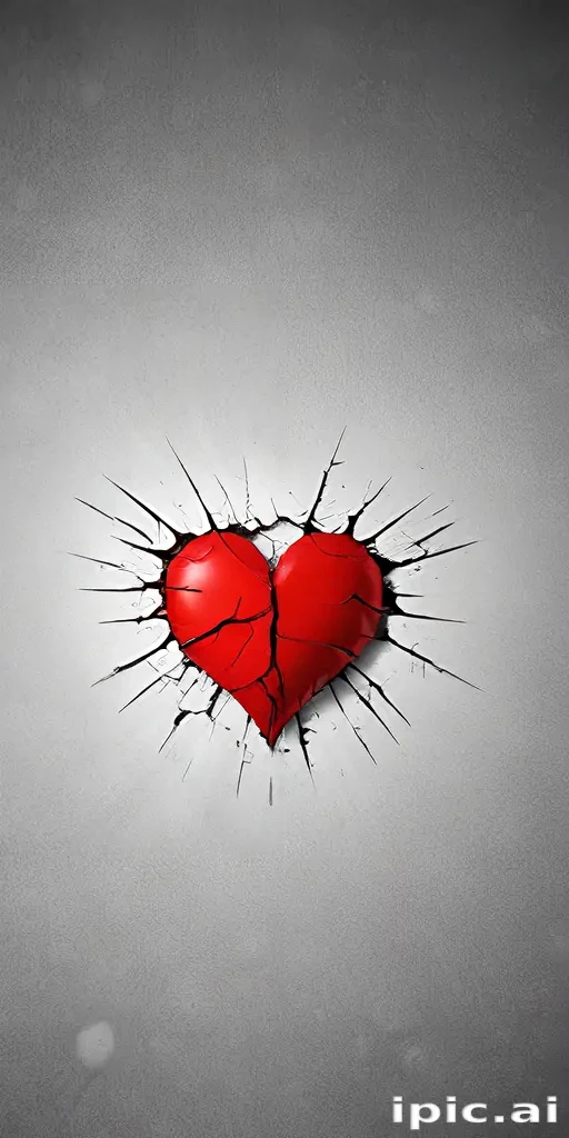broken heart background