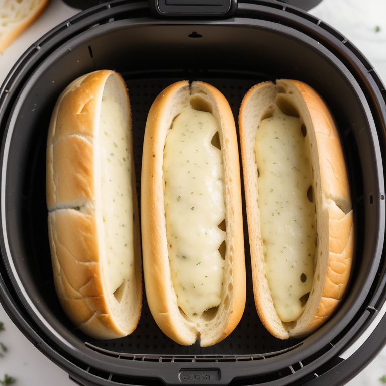 frozen garlic bread air fryer