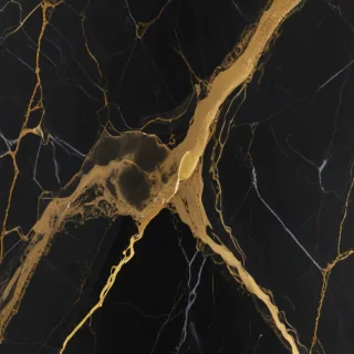 black and gold marble