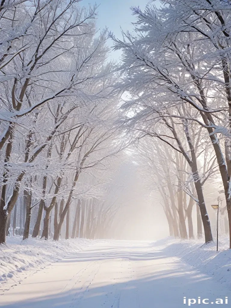 winter zoom background