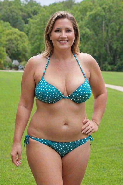 chubby milf bikini