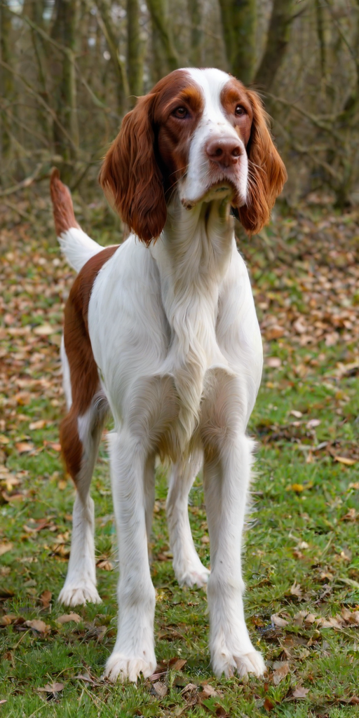 irish red and white setter