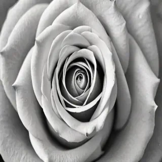 black and white rose background