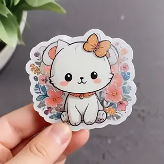 transparent cute stickers
