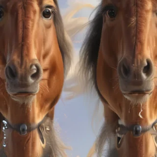 horses cartoon