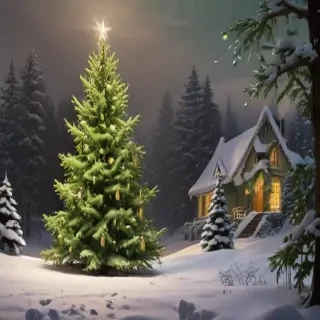 green christmas wallpaper