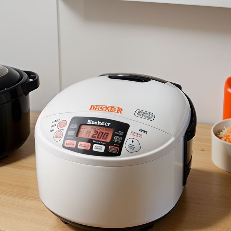 instructions for black & decker rice cooker
