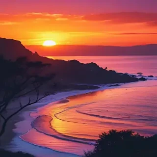 sunset wallpaper for phone