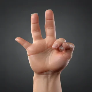 finger point png
