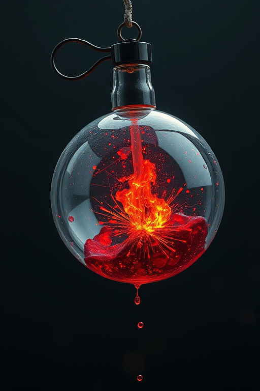 transparent bomb