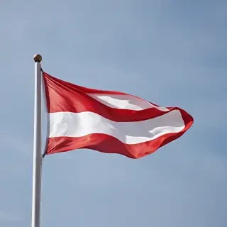 red and white flag