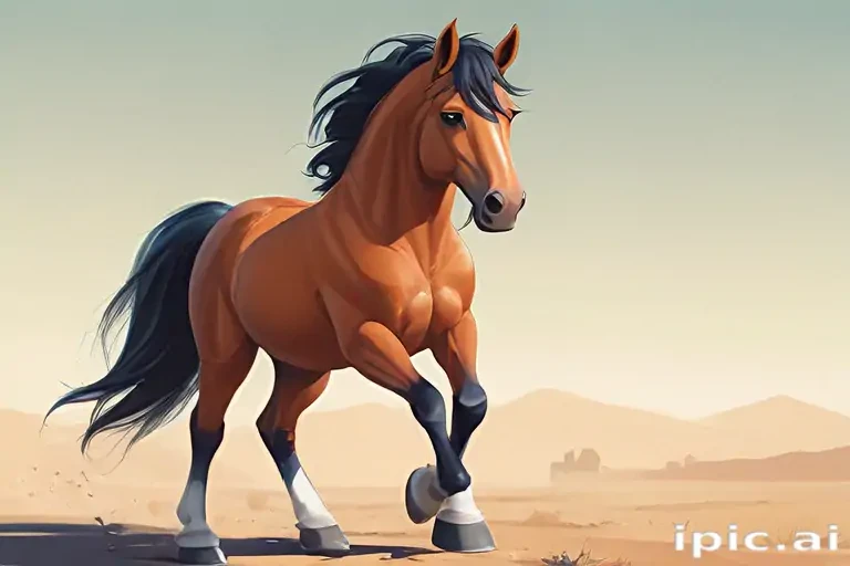 cartoon pic of horse