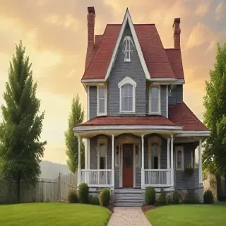 background of a house