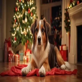 christmas dog photos