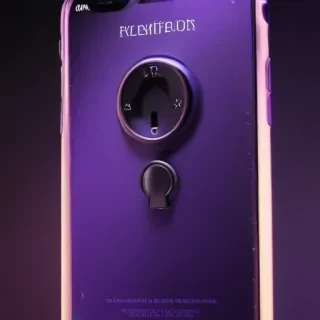 purple lock screen