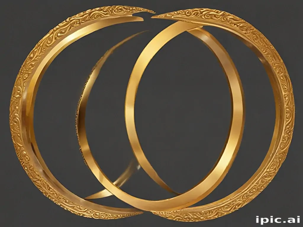 gold circle png