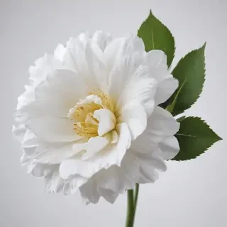 white background flower