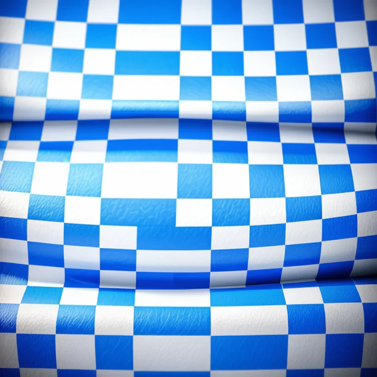 blue checkered background