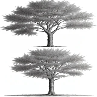 tree drawing images