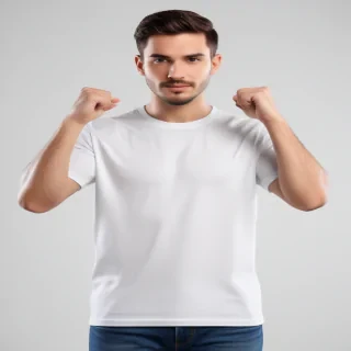 white t shirt transparent background