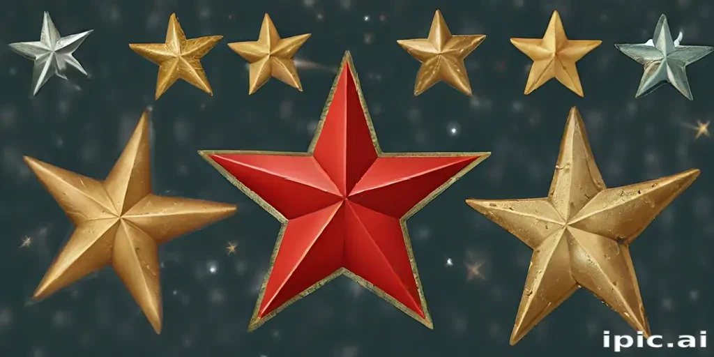 christmas stars clipart