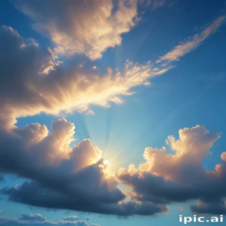 sky blue background