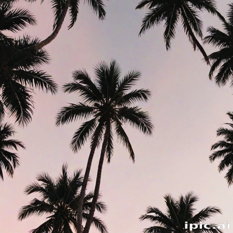 aesthetic palm tree wallpaper
