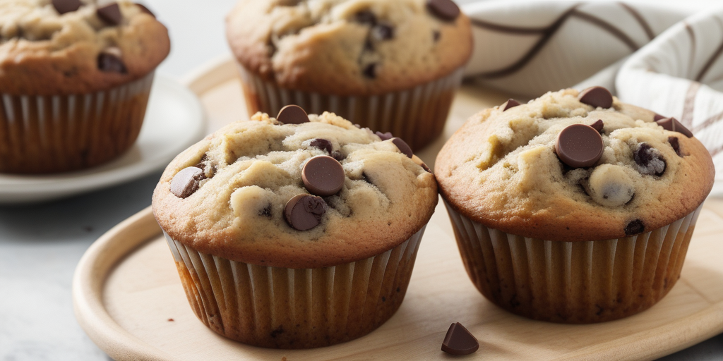 gluten free banana chocolate chip muffins