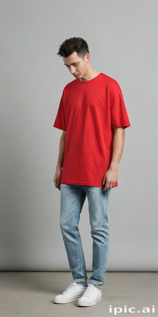 oversized t shirt mockup