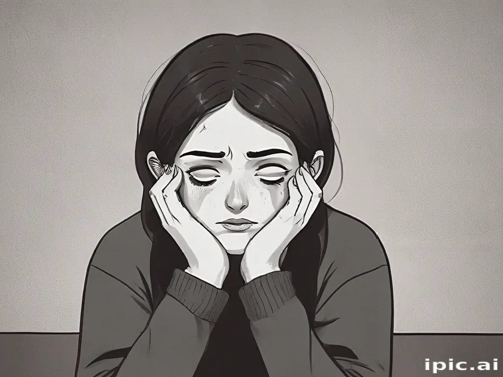 cartoon images of depression