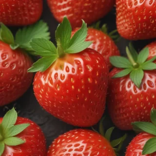 cute strawberry background