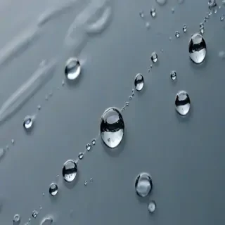 water droplets transparent