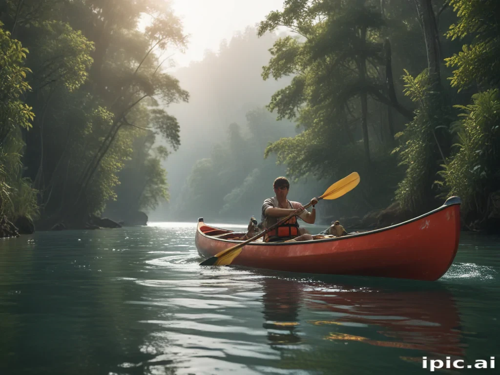 canoeing png