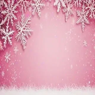 pink winter background