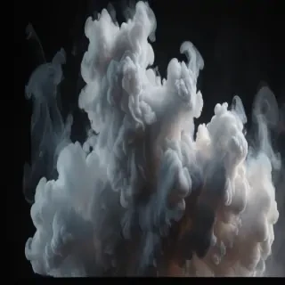 smoke no background