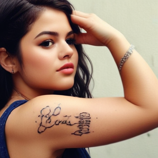selena gomez tattoo