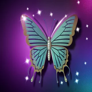 glitter butterfly wallpaper