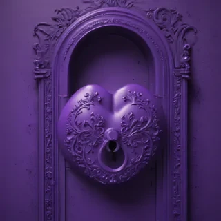 purple lock screen