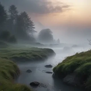 foggy background