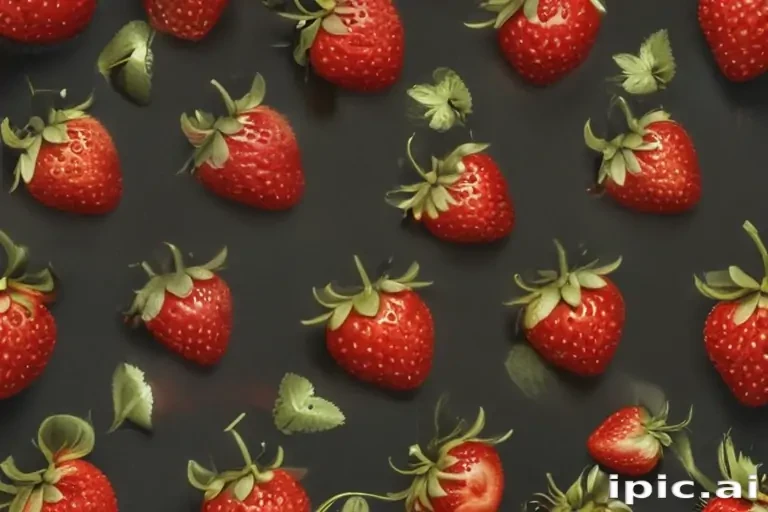 strawberry wallpaper aesthetic