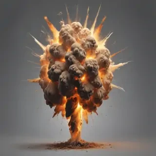 explosion transparent png