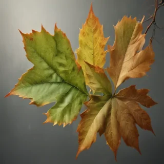 leaves no background