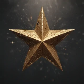 glitter star png