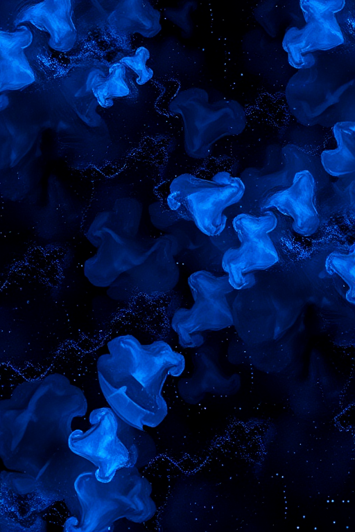 blue and black wallpaper