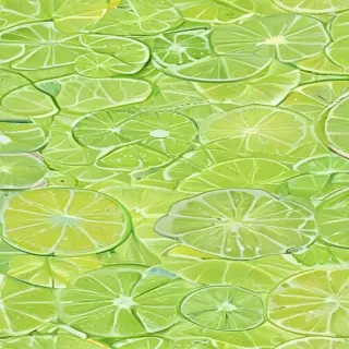 lime green background