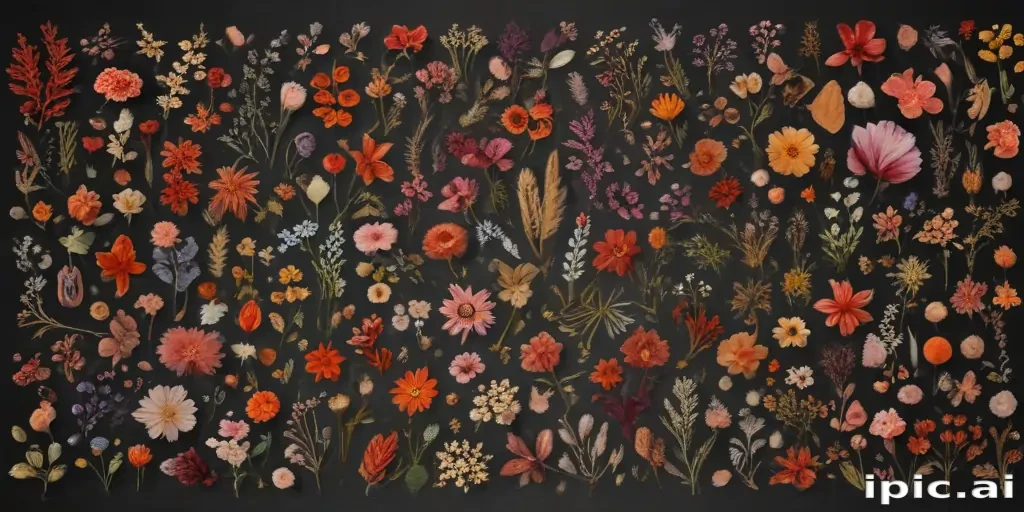 dried flowers png